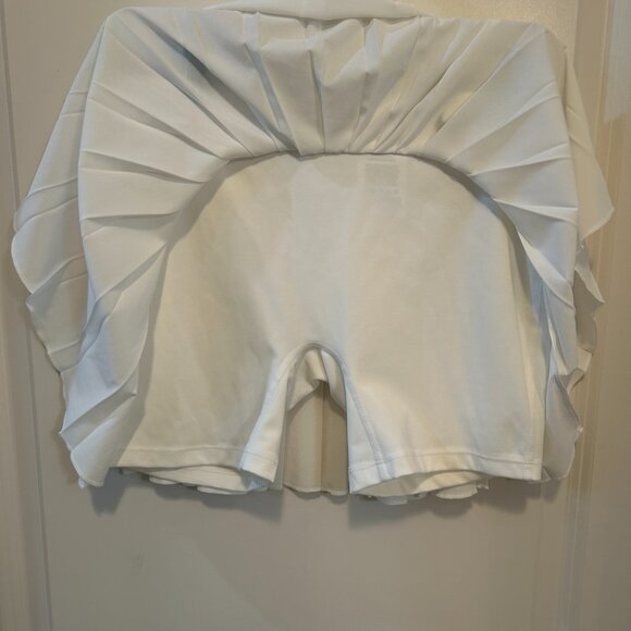 Nike Dri-Fit White Pleated Athletic Skort - Picture 4 of 6